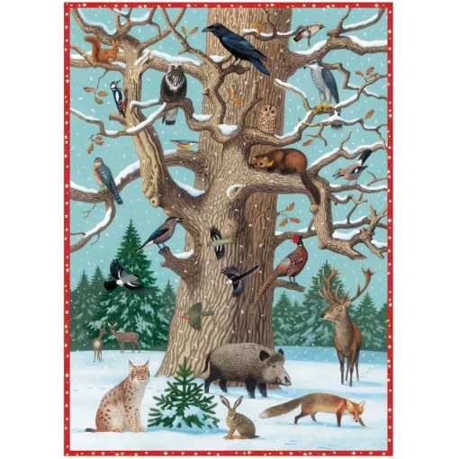 Advent Calendar "Animals In The Snow"