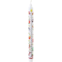 Advent Calendar Candle White
