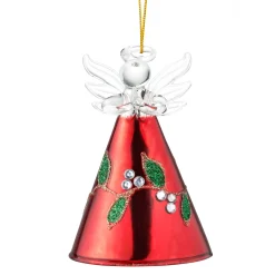 Angel With Mistletoe, 9Cm