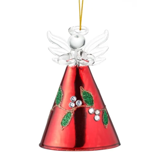 Angel With Mistletoe, 9Cm