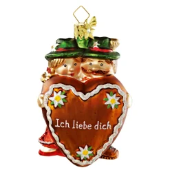 Bavarian Couple With Heart