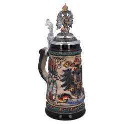 Beer Stein With Tin Eagle 
