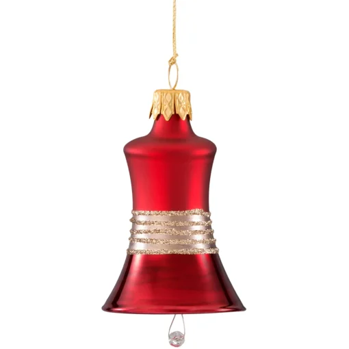Belll Dark Red Matt/Varnish With Glitter Ribbon