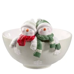 Bowl With Snowmen