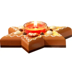 Candle Holder "Gingerbread Star"
