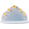 Cloud Panorama, White (With Lights)
