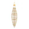 Cone Clear With Glitter Gold/White