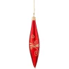 Cone Red With Golden Glitter
