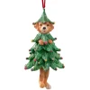 Dog In Christmas Tree