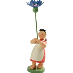 Flower-Girl With Corn-Flower