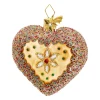 Gingerbread Heart With Beads