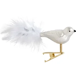 Glass Bird White-Silver
