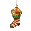 Glass Ornament Christmas Stocking