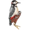 Great Spotted Woodpecker On Clip