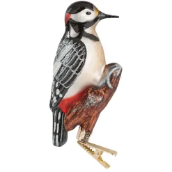 Great Spotted Woodpecker On Clip