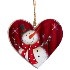 Heart "Snowman With Top Hat"