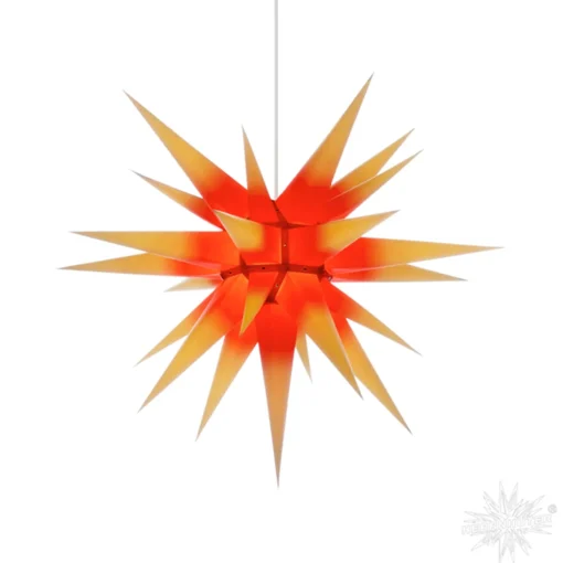 Herrnhuter Paper Star, Red/Yellow, 27.6Inch