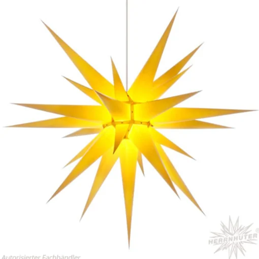 Herrnhuter Paper Star, Yellow, 31.5Inch