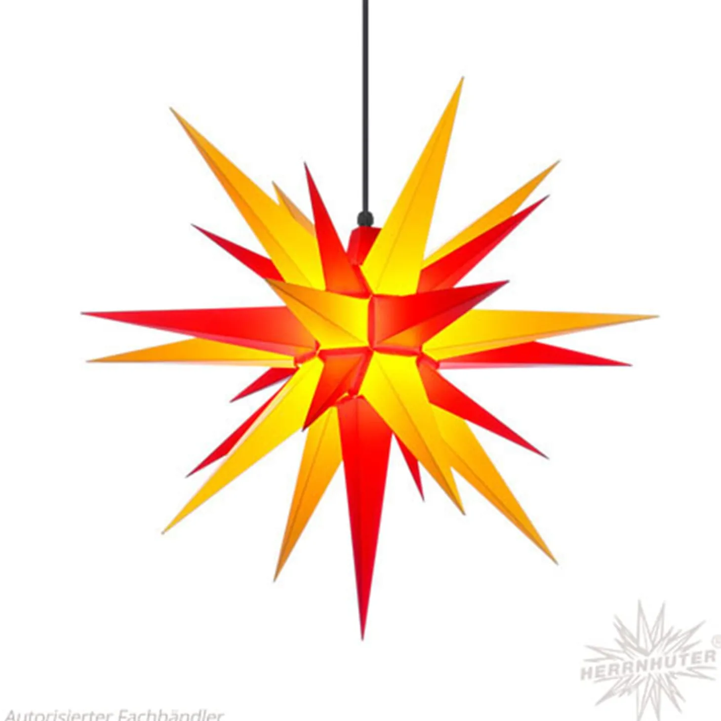 Herrnhuter Star, Yellow/Red, 26.8Inch, Plastic