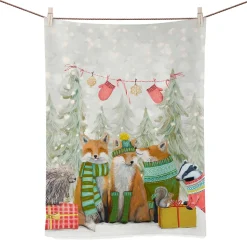 Holiday - Santa Claws Tea Towel