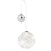 Illuminated Bauble With Stripes, 7.5 Cm