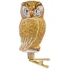 Owl Gold With Clip