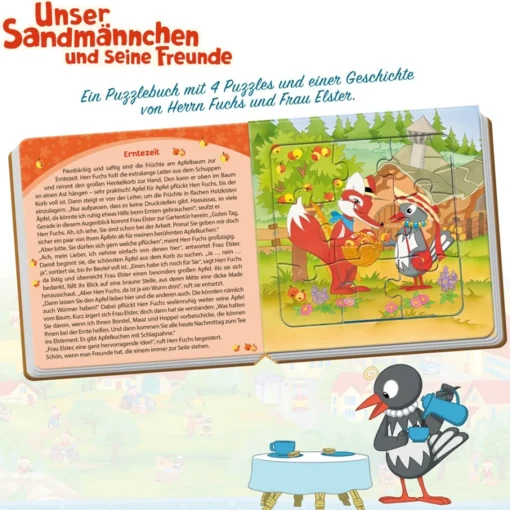 Puzzle Book "Mr. Fox And Mrs. Magpie"