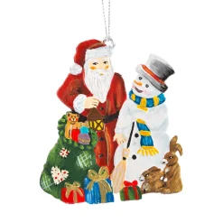 Santa And Snowman