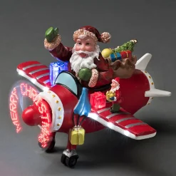 Santa Claus In An Airplane