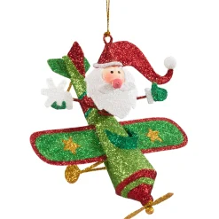 Santa Claus In Plane