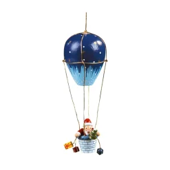 Santa In Air Balloon