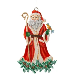 Santa With Holly