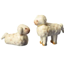 Sheep Set: 2 Standing And 3 Lying