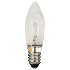 Short Screw Thread Bulb, 23V/3W/E10, Height 1.5" (40Mm)