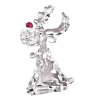 Sitting Reindeer With A Red Nose