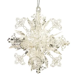 Snowflake, Silver-Plated