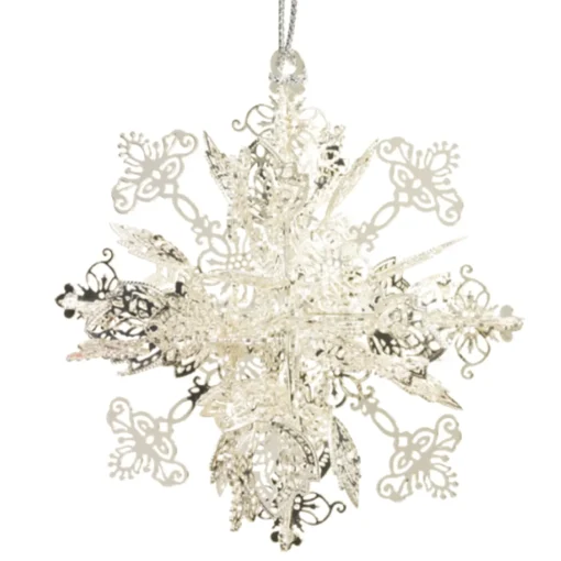 Snowflake, Silver-Plated