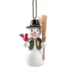 Snowman With Red Birds
