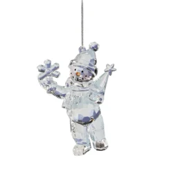 Snowman With Snowflake, Acrylic