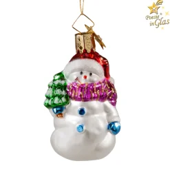 Snowman With Tree