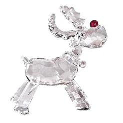 Standing Reindeer With Red Nose