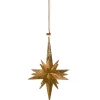Star With Glitter, Gold, 10,5Cm