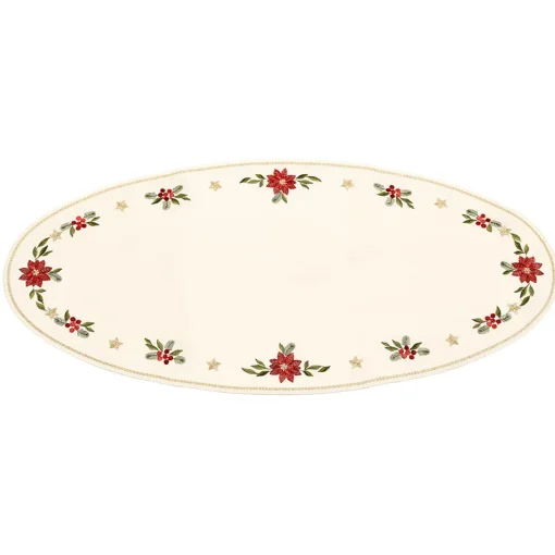Tablecloth "Poinsettia" 11 X 22.8 Inch