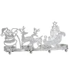 Tealight Holder "Reindeer Sleigh", Silver