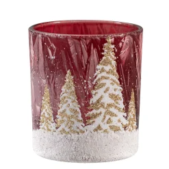 Tealight Holder "Winter Forest"