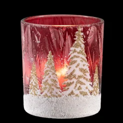 Tealight Holder "Winter Forest"