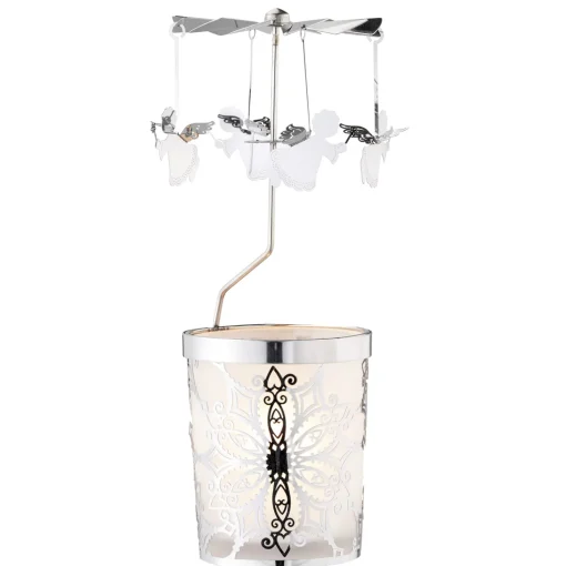 Tealight Mobile "Angel", Silver