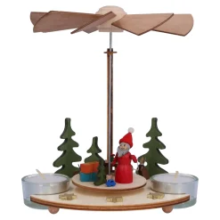 Tealight Pyramid "Santa Claus"