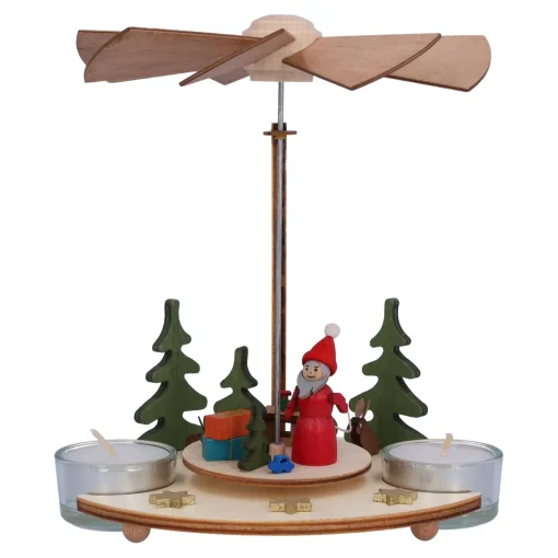 Tealight Pyramid "Santa Claus"