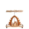 Tealight Pyramid "Snowman"